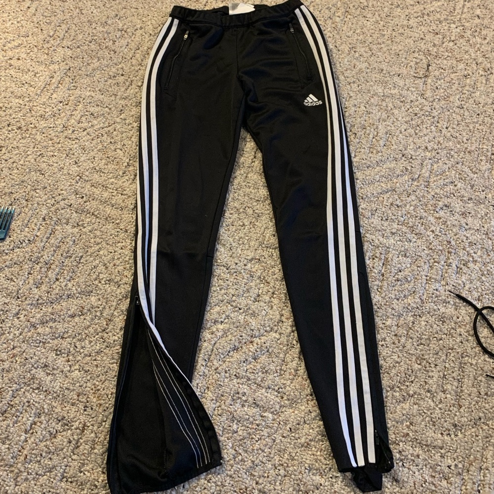 Adidas quarter ankle zip jogger sweatpants